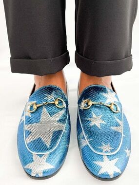 Gucci Jordaan Starry Sky Loafers